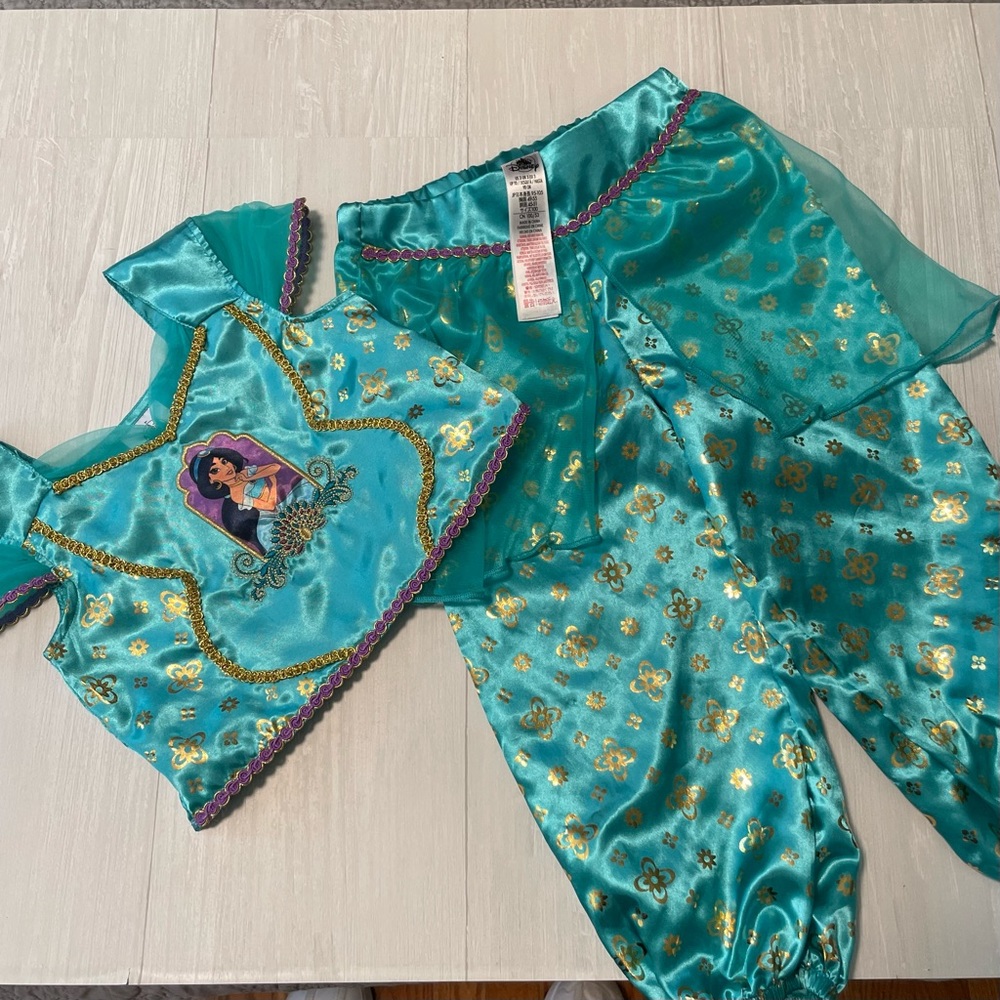 Disney Matching Set Green and Blue with Asian-Inspired Design